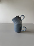 Dueblå espressokop