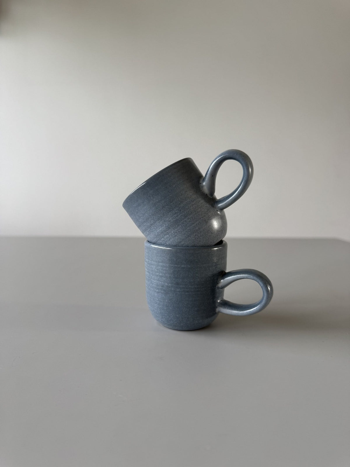 Dueblå espressokop