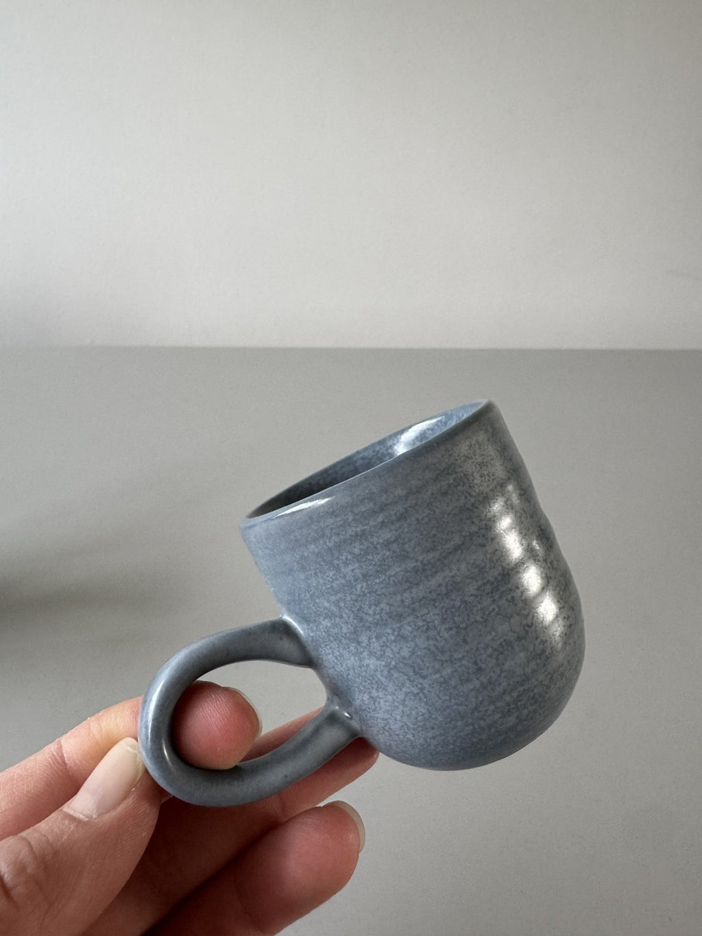 Grå espressokopper, sæt af 2