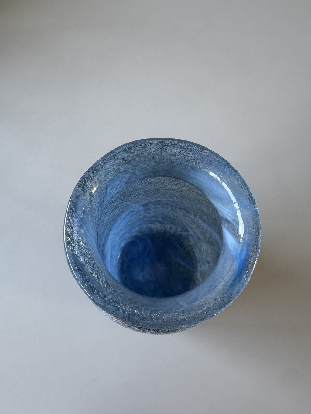 Stor cylinderformet glasvase – billede 5 af 8