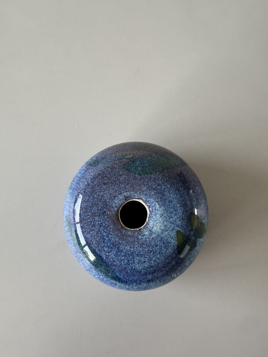 Flad rund vase – billede 5 af 6
