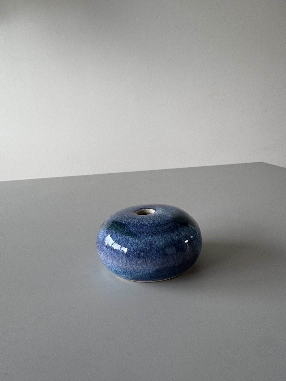Flad rund vase – billede 4 af 6