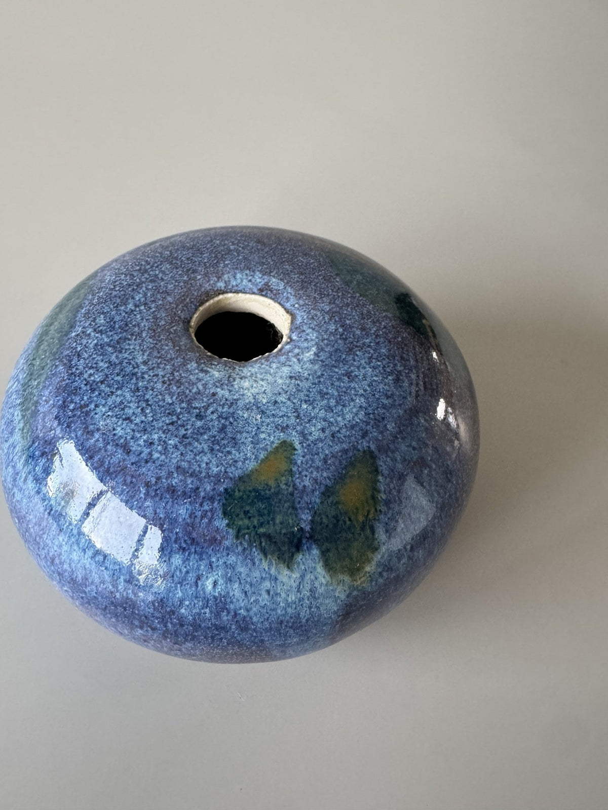 Flad rund vase – billede 6 af 6