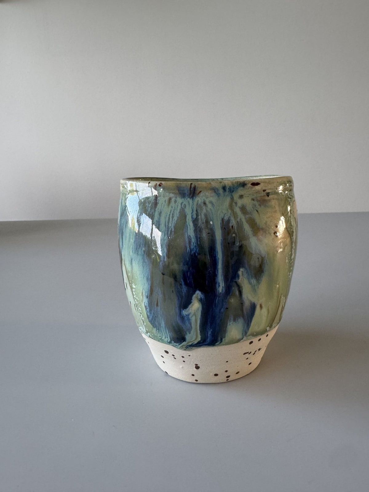 Grøn vase – billede 3 af 8