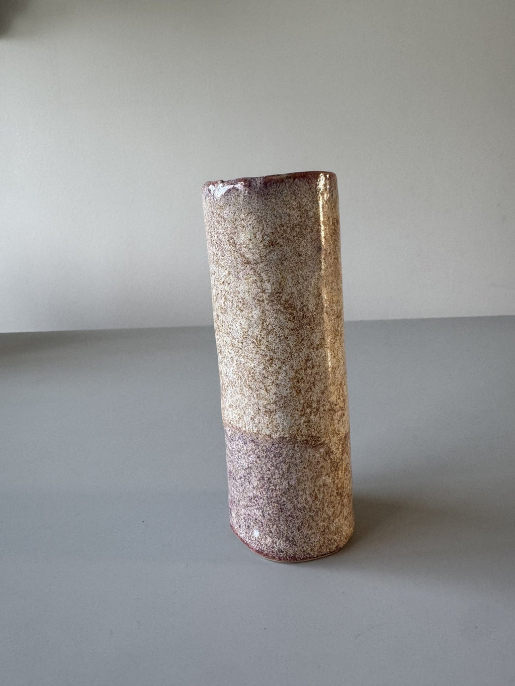 Cylindervase - brændte farver – billede 2 af 7