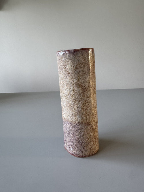Cylindervase - brændte farver – billede 2 af 7