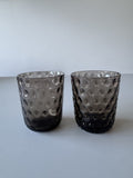 Danish Summer Glas Small Drops - Black Smoke fra Kodanska