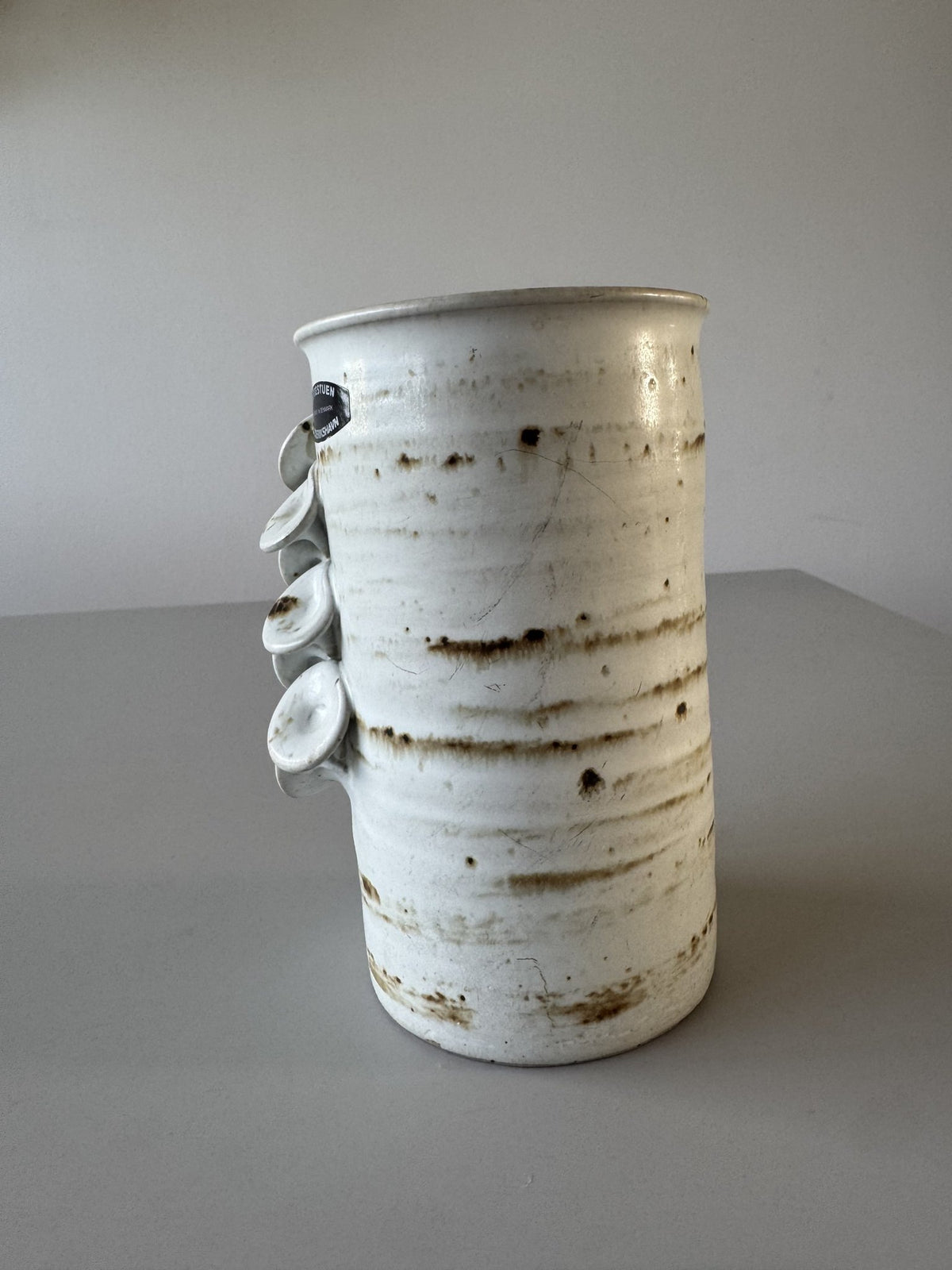 Cylinder vase fra Pottestuen – billede 2 af 6