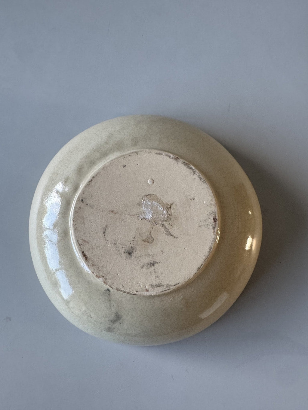 Sandfarvet skål – billede 2 af 4