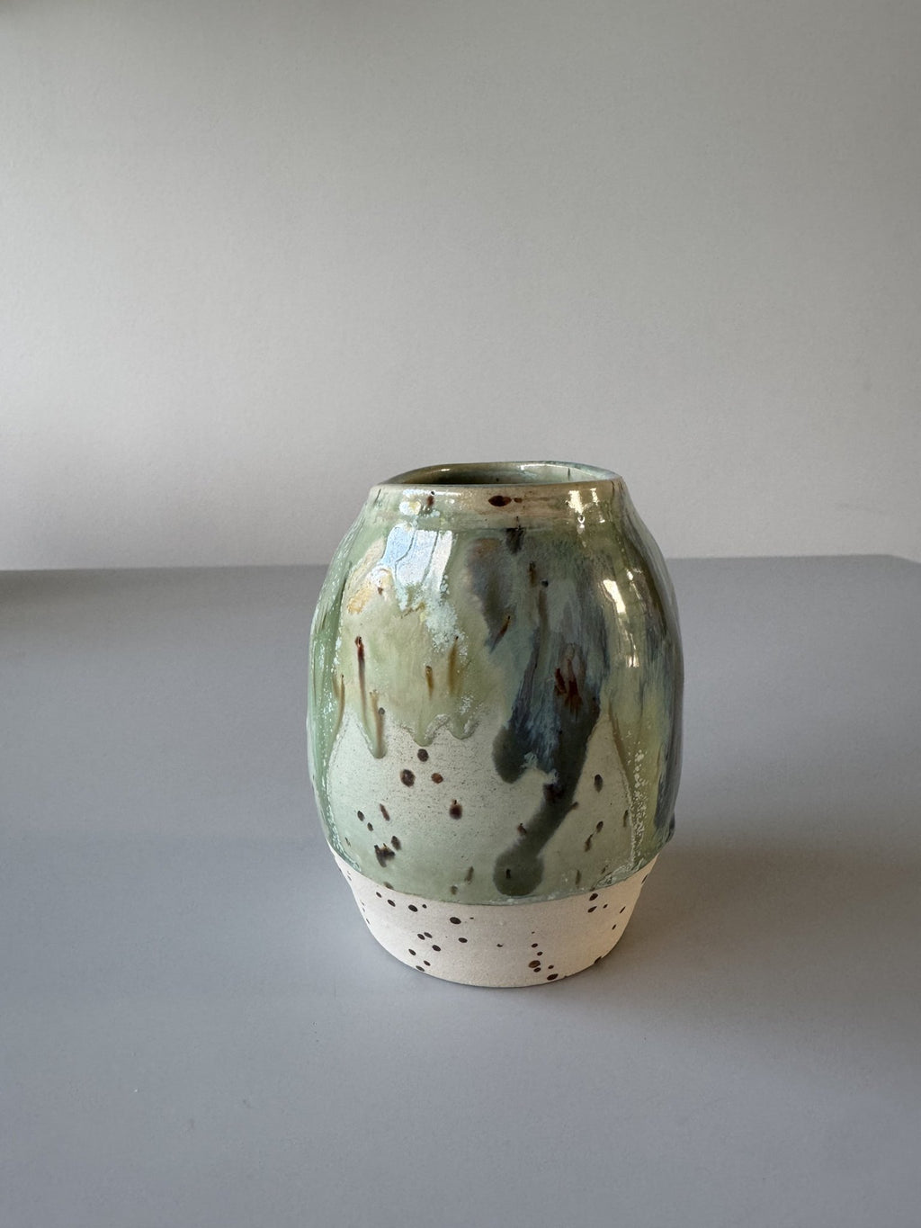 Grøn vase – billede 2 af 8